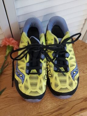 Saucony Koa Yellow Women's Sneakers Shoes S10391-1, Size 10